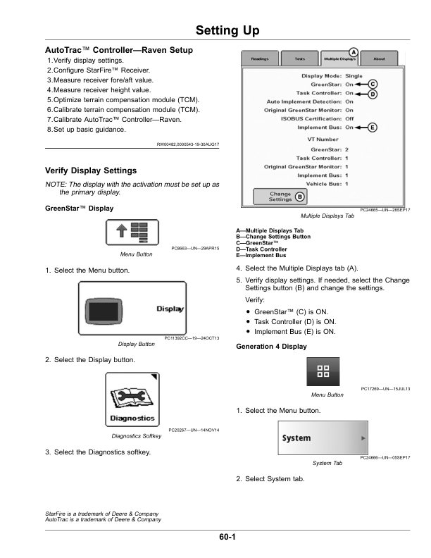 John Deere AutoTrac Controller—Raven Operator’s Manual (OMPFP17742) Workshop Guide