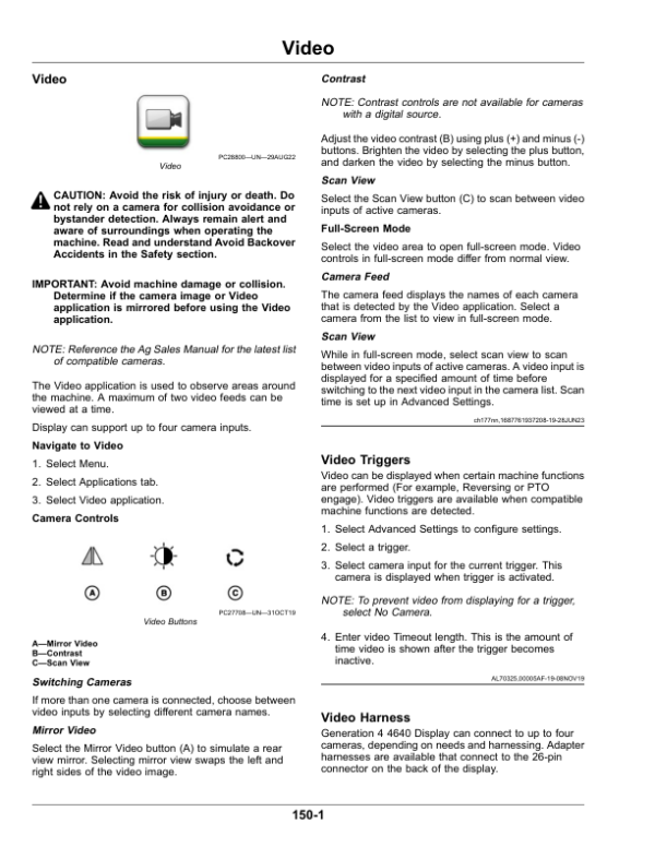 John Deere 4640 Universal Display Software Version: 10.30.xxxx-XXX Operator’s Manual (OMPFP25845) Workshop Guide