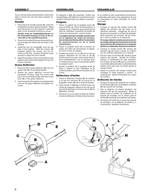 John Deere T105SLE String Trimmer (UT15223) Operator’s Manual (OMPS05081) Workshop Guide