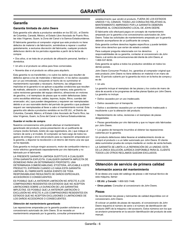 John Deere PB22L String Head Replacement Kit Pro Broom Operator’s Manual (OMPS10731) Workshop Guide