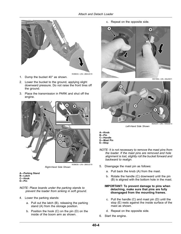 John Deere 700M Loader Operator’s Manual (OMPXX12691) Workshop Guide
