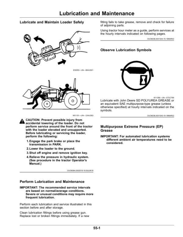 John Deere 563 Loader Operator’s Manual (Brazil Edition) Operator’s Manual (OMPXX15248) Workshop Guide