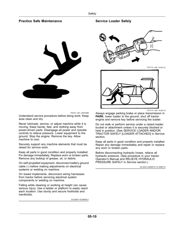 John Deere 300R, 320R, 440R Loaders Operator’s Manual (UK Edition) Operator’s Manual (OMPXX16630) Workshop Guide