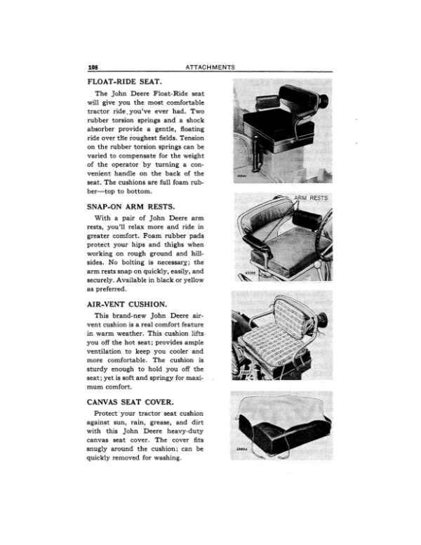 John Deere 530 Tractor, Gasoline & Fuel Operator’s Manual (OMR20710) Workshop Guide
