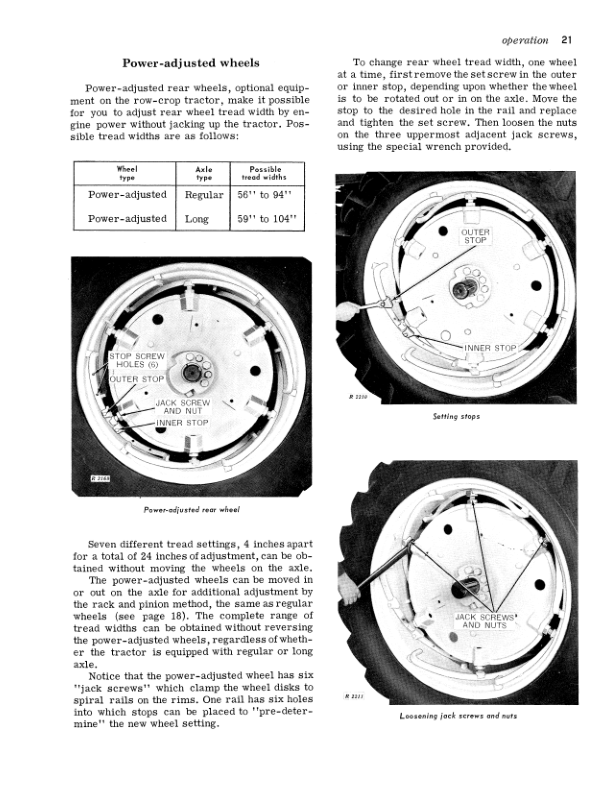John Deere 3010 Row-Crop, Standard Diesel Tractors Operator’s Manual (OMR28873R) Workshop Guide