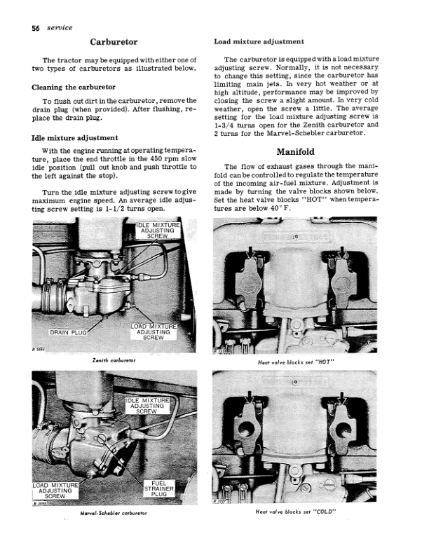 John Deere 3010 Row Crop Utility Wheel Tractor Operator’s Manual (OMR30590) Workshop Guide