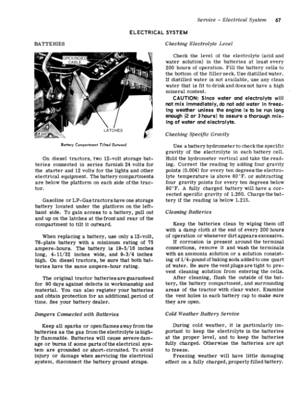 John Deere 3020 Row Crop Standard & Hi-Crop Tractors Operator’s Manual (OMR34406) Workshop Guide