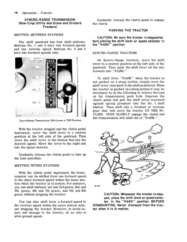 John Deere 3020 Tractors (068000-) Row-Crop Utility, Grove & Orchard Operator’s Manual (OMR39666) Workshop Guide