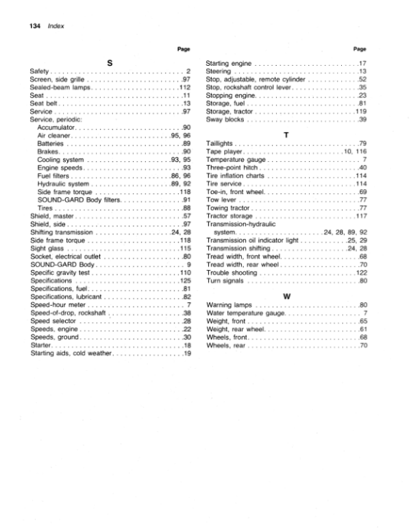 John Deere 4440 Tractor Operator’s Manual (OMR65461) Workshop Guide