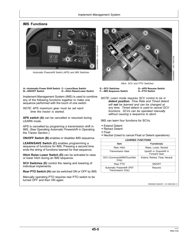 John Deere 9430T, 9530T, 9630T Tractors (912000-) Operator’s Manual (OMRE312218) Workshop Guide