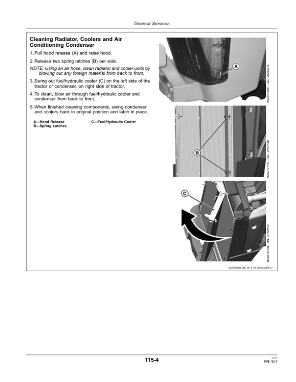 John Deere 8310RT 8335RT & 8360RT Tractors North America (905301-907100) Operator’s Manual (OMRE317093) Workshop Guide