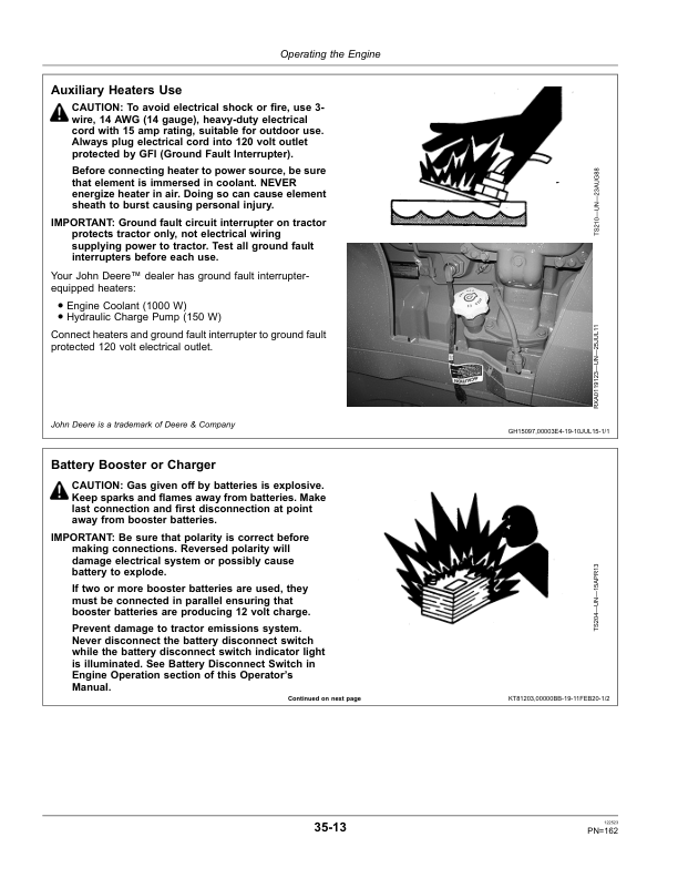 John Deere 8295RT, 8320RT & 8345RT Tractors North American Edtion (912001-914000) Operator’s Manual (OMRE339143) Workshop Guide
