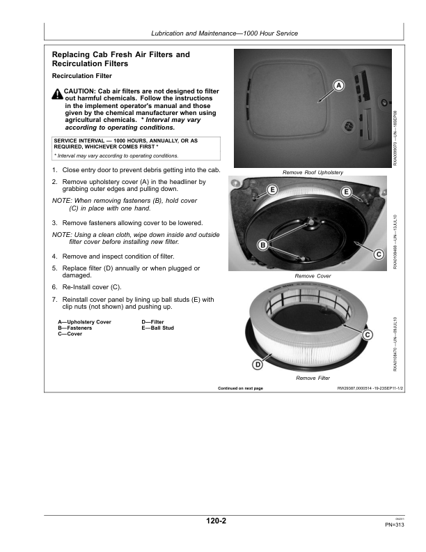 John Deere 9460R, 9510R, 9560R Scraper Tractors Operator’s Manuals (OMRE340979) Workshop Guide