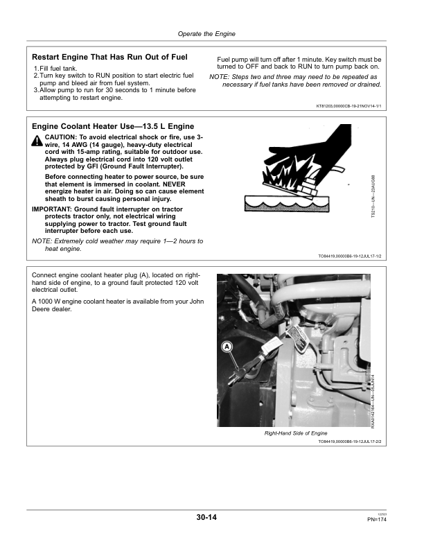 John Deere 9470R, 9520R, 9570R & 9620R Scraper Tractors North America (015000-052000) Operator’s Manual (OMRE569066) Workshop Guide