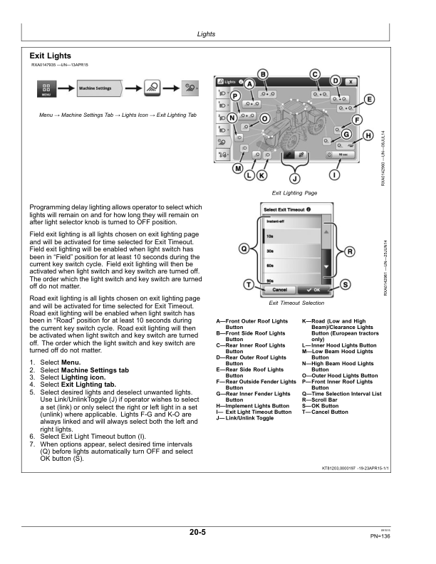 John Deere 9470R, 9520R, 9570R & 9620RScraper TractorsExport Edition (015000- ) Operator’s Manual (OMRE578691) Workshop Guide
