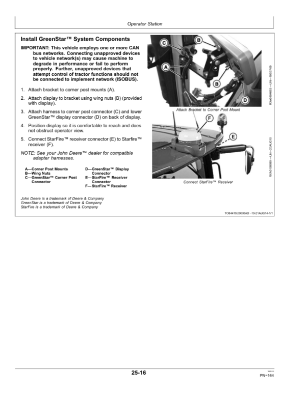 John Deere 7210R, 7230R, 7250R, 7270R& 7290R, 7310R TractorsExport Edition (080001- ) Operator’s Manual (OMRE579770) Workshop Guide