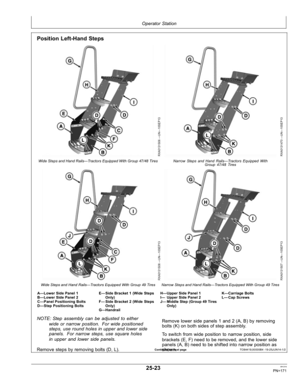 John Deere 8370R, 8245R, 8270R, 8295R, 8320R, 8335R, 8345R (8R) Tractors Operator’s Manual (OMRE581957) Workshop Guide