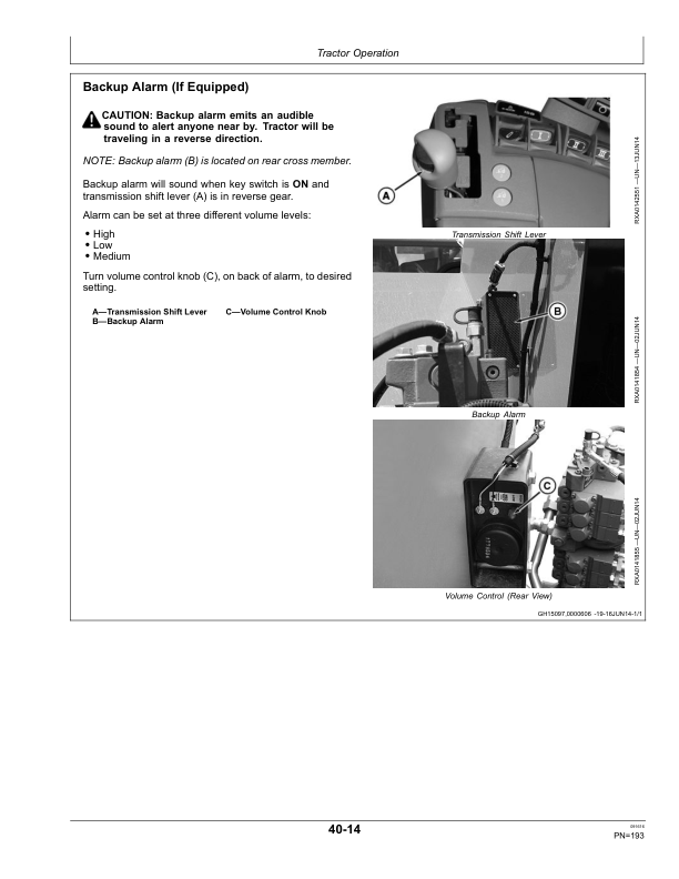 John Deere 9470RT, 9520RT & 9570RT (9RT) Tractors Operator’s Manual (OMRE584627) Workshop Guide