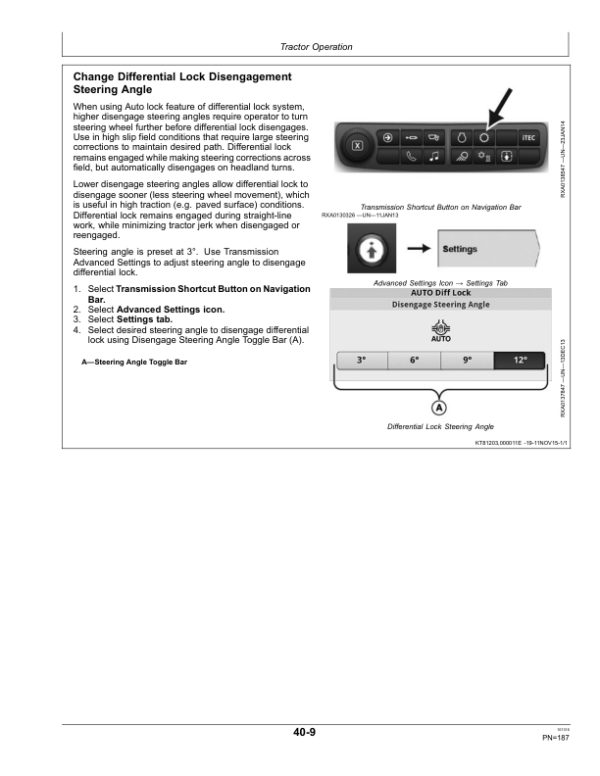 John Deere 9470RX, 9520RX & 9570RX (9RX) Scraper Tractors Operator’s Manual (OMRE584634) Workshop Guide