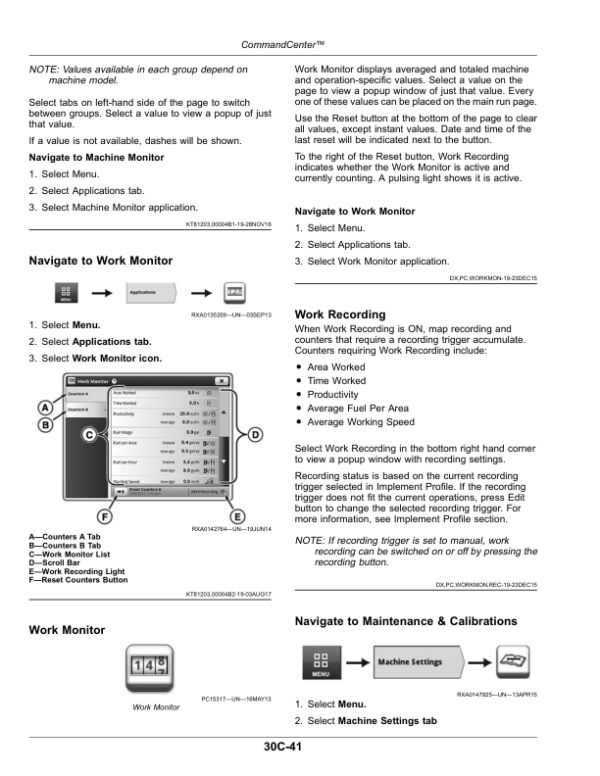 John Deere 9470RT, 9520RT & 9570RT Tractors Operator’s Manual (OMRE589719) Workshop Guide