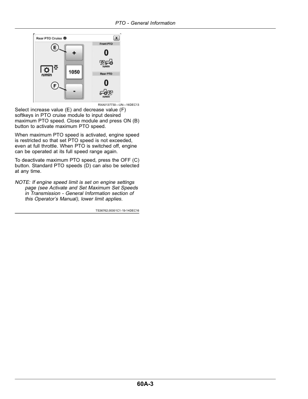 John Deere 8245R, 8270R, 8295R, 8320R, 8345R, 8370R & 8400R Tractors Operator’s Manual (OMRE591465) Workshop Guide