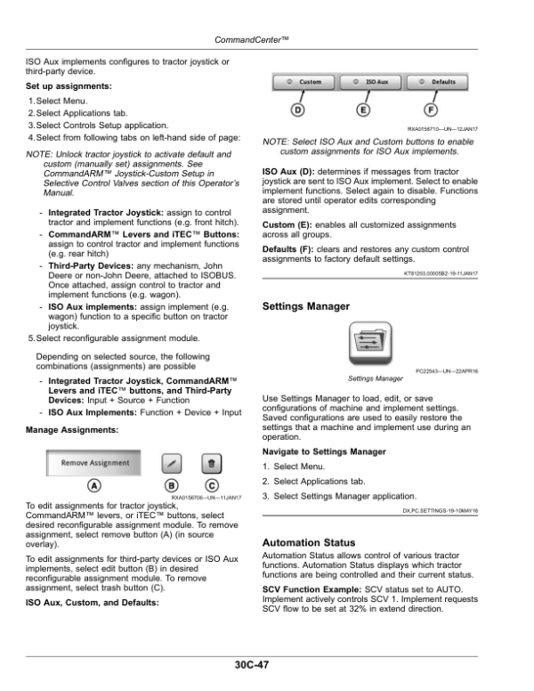 John Deere 9420RX, 9470RX, 9520RX, 9570RX & 9620RX Tractors Operator’s Manual (OMRE591650) Workshop Guide