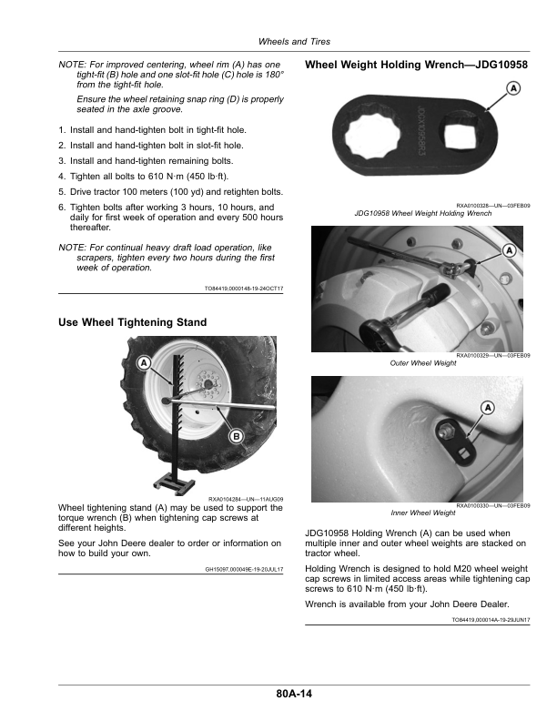 John Deere 9370R, 9420R, 9470R, 9520R, 9570R & 9620R Tractors Operator’s Manual (OMRE591681) Workshop Guide