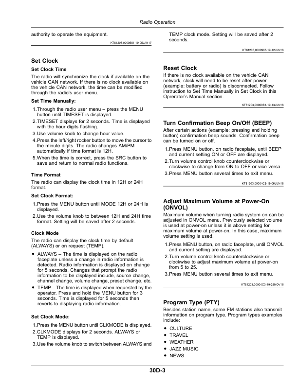 John Deere 8245R, 8270R, 8295R, 8320R, 8345R, 8370R & 8400R Tractors Operator’s Manual (OMRE592061) Workshop Guide