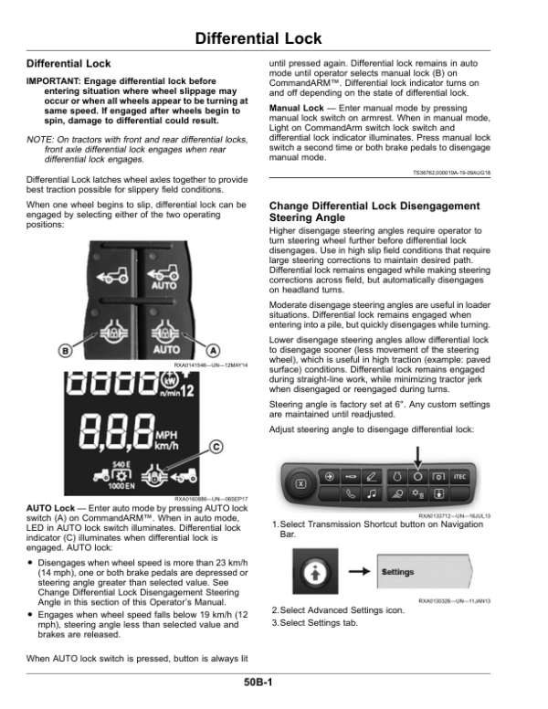John Deere 7210R, 7230R, 7250R, 7270R, 7290R & 7310R Tractors Operator’s Manual (OMRE592218) Workshop Guide
