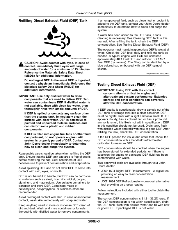John Deere 9420RX, 9470RX, 9520RX, 9570RX & 9620RX (9RX) Tractors Operator’s Manual (OMRE595613) Workshop Guide