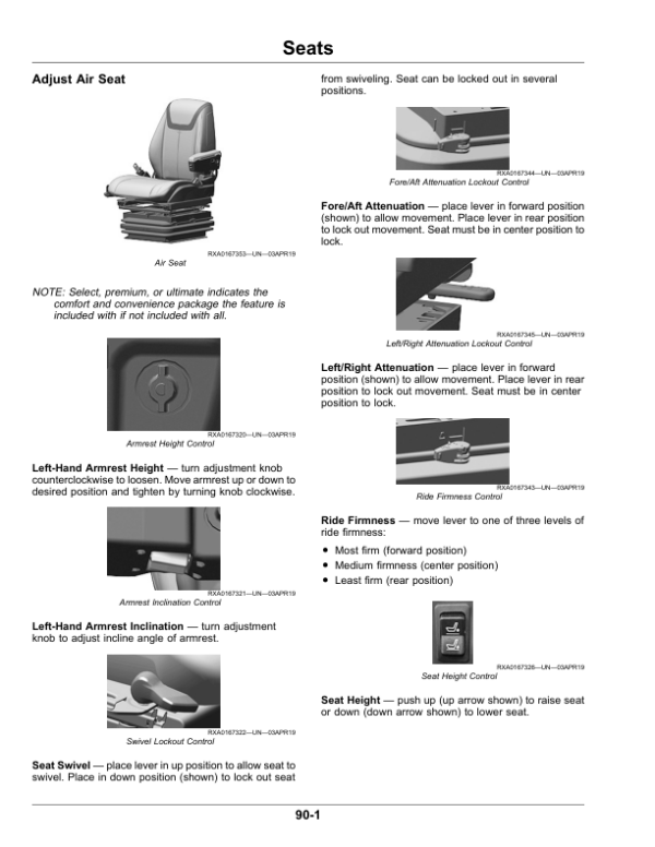 John Deere (8R) Tractors (160001-200000) European Edition Operator’s Manual (OMRE597269) Workshop Guide