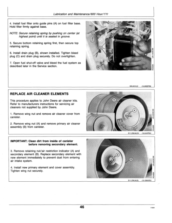 John Deere 6466 OEM Engines – 6466D, 6466T, 6466A Operator’s Manual (OMRG16146) Workshop Guide