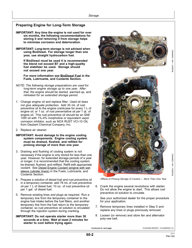 John Deere 10.5L, 6105 (003764-), 12.5L, 6125 (010967-) OEM Diesel Engines Operator’s Manual (OMRG29968) Workshop Guide