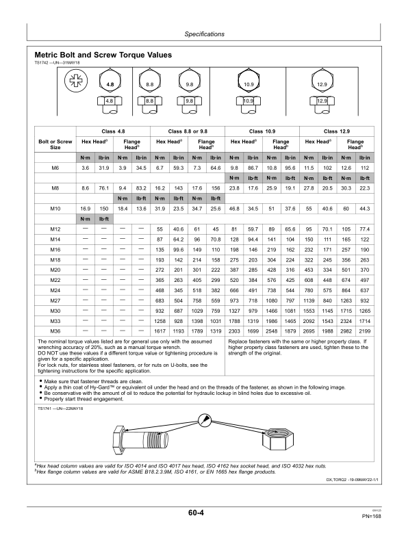 John Deere PowerTech 6081AFM75 Marine Engines Operator’s Manual (OMRG35860) Workshop Guide