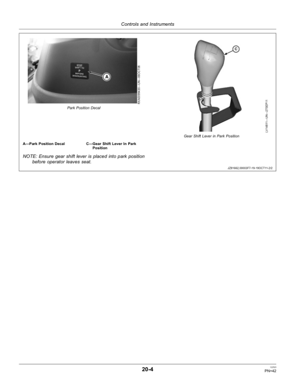 John Deere 5065M & 5075M (IT4) Tractor North America (October 2011) Operator’s Manual (OMSJ14569) Workshop Guide