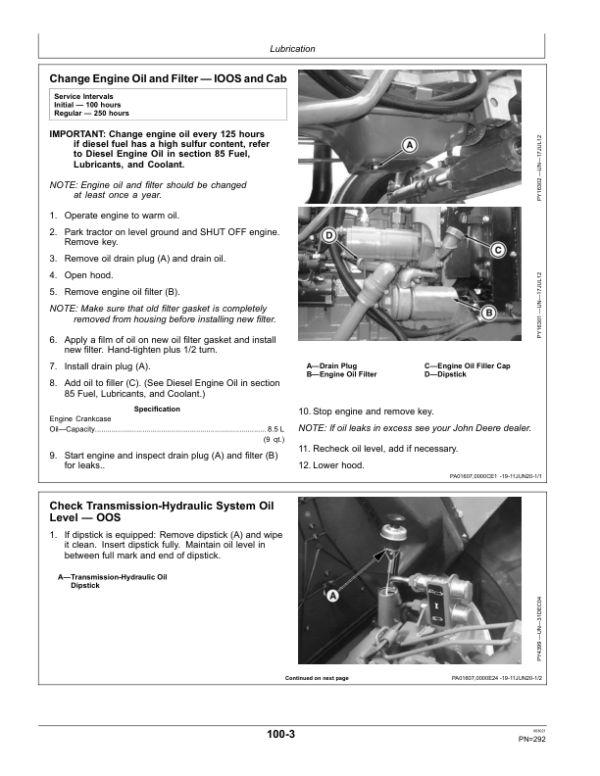 John Deere 5055E, 5065E, 5075E Tractors (Morocco Edition) Operator’s Manual (OMSJ37005) Workshop Guide