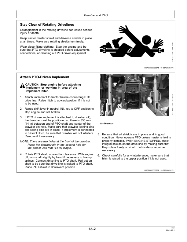 John Deere 5036D, 5038D, 5039D, 5042D, 5045D, 5050D, 5105, 5205, 5005 Tractors Operator’s Manual (India) Operator’s Manual (OMSJ46857) Workshop Guide