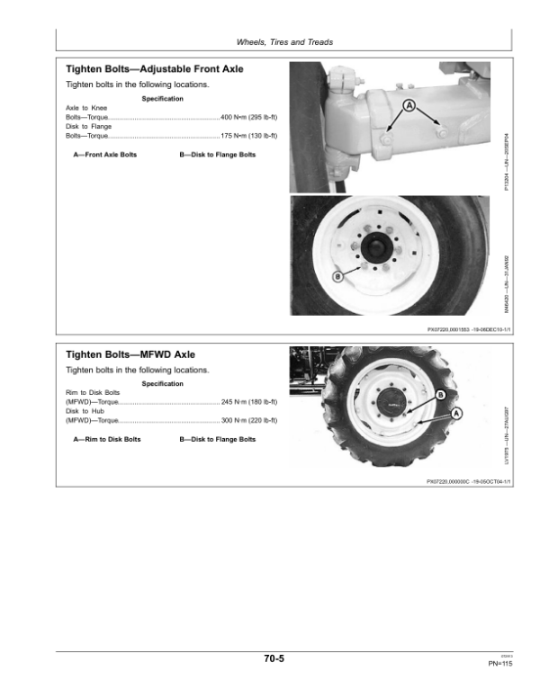 John Deere 5083E, 5093E Tractors Operator’s Manual (OMSU34861) Workshop Guide