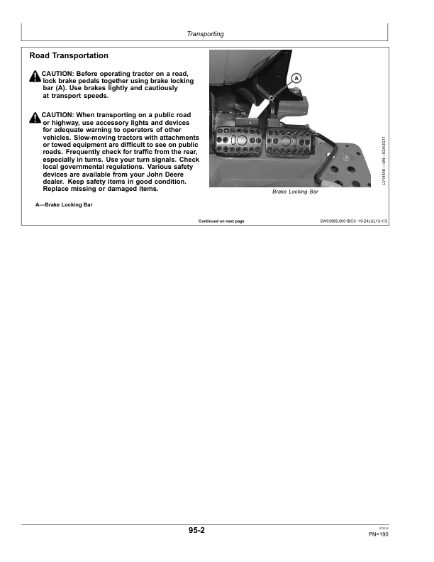 John Deere 5075M, 5085M, 5100M & 5115M Tractors (IT4 Engines) (Mfg in USA) Operator’s Manual (OMSU40891) Workshop Guide