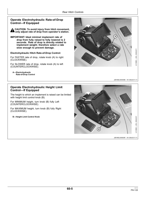 John Deere 5075M (FT4) Tractors North America (Mar 16) Operator’s Manual (OMSU47569) Workshop Guide