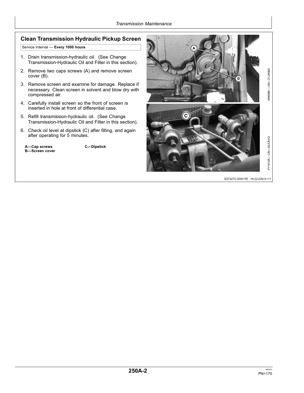 John Deere 5076EF Tractor / August 2016 (Mexico Edition) Operator’s Manual (OMSU48355) Workshop Guide
