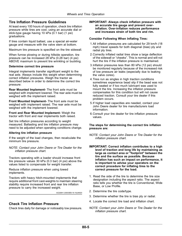 John Deere 5076E, 5076EL, 5082E, 5090E, 5090EL, 5090EH Tractors (Export Edition) Operator’s Manual (OMSU65174) Workshop Guide