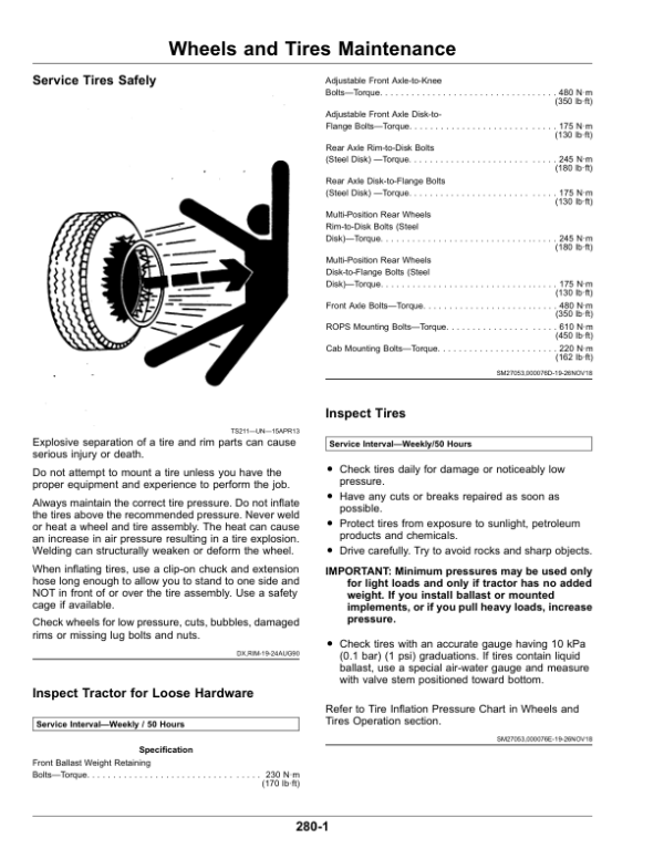 John Deere 6100E, 6110E, 6115E, 6125E, 6130E, 6105EH, 6120EH Tier 0—Tier III Tractors (Export, Mexico) Operator’s Manual (OMSU65719) Workshop Guide