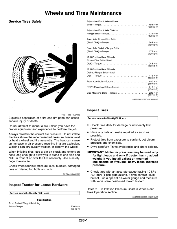 John Deere 6100E, 6110E, 6115E, 6125E, 6130E, 6105EH, 6120EH Tier 0—Tier III Tractors (Export, Mexico) Operator’s Manual (OMSU65719) Workshop Guide