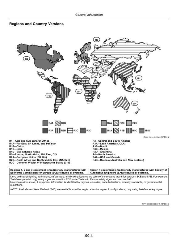 John Deere 5076EF Tractor (August 2016-) (Export Edition) Operator’s Manual (OMSU65851) Workshop Guide