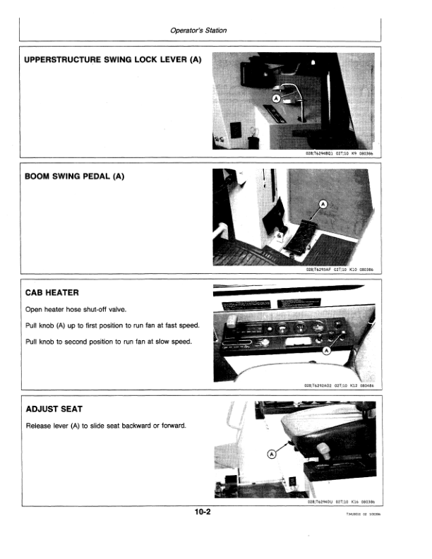 John Deere 25 Excavators Operator’s Manuals (OMT107064) Workshop Guide