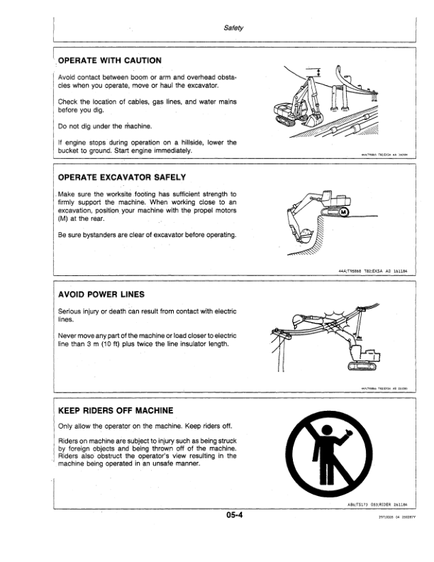 John Deere 690C Excavators Operator’s Manuals (OMT114467) Workshop Guide