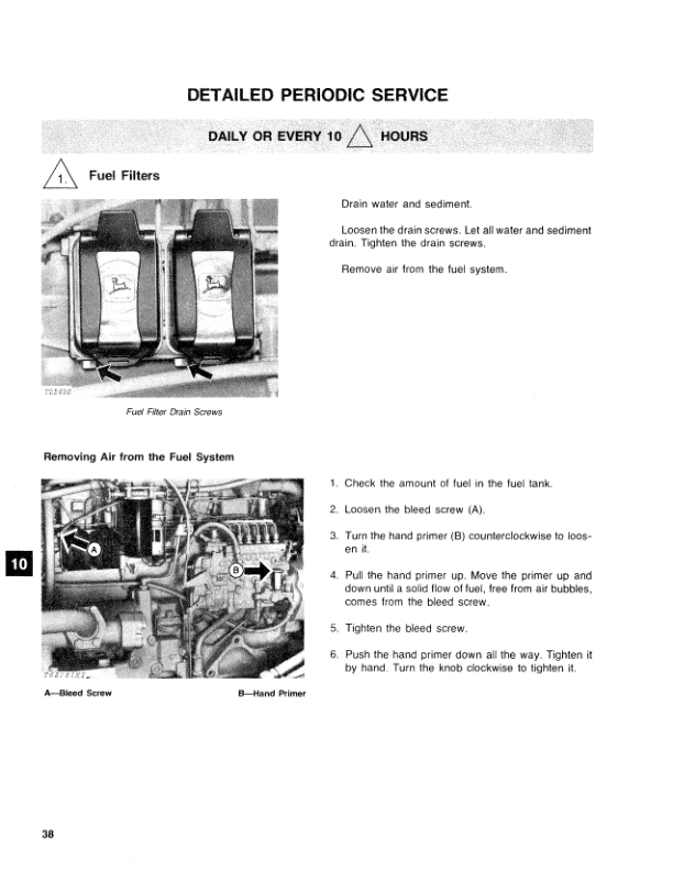John Deere 890 Excavators Operator’s Manuals (OMT114479) Workshop Guide