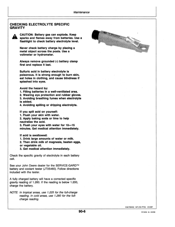 John Deere 440D, 448D Skidders Operator’s Manuals (OMT122054) Workshop Guide