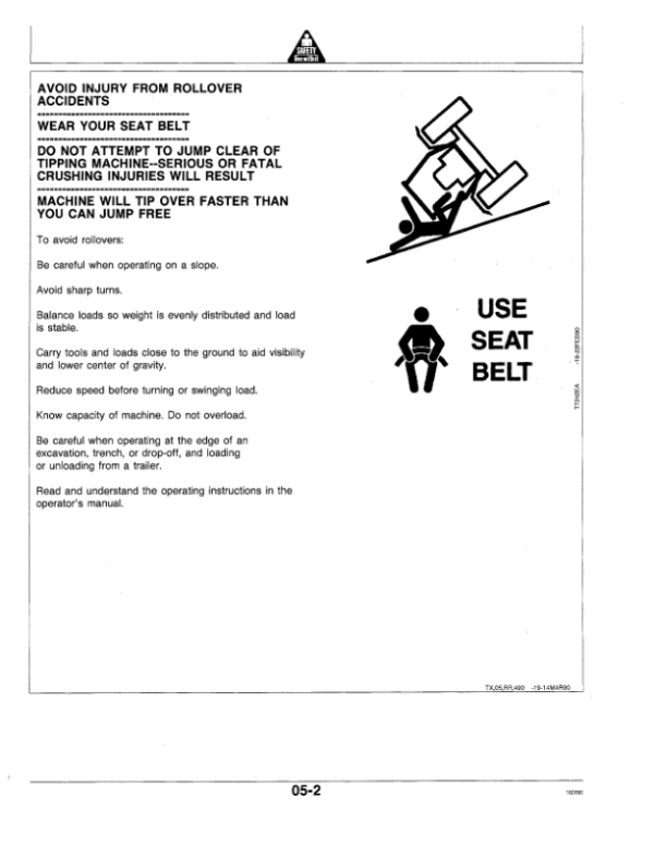 John Deere 410C, 510C Backhoes Operator’s Manuals (OMT133585) Workshop Guide